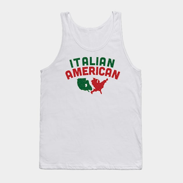 Italian American Map Tank Top by ItalianPowerStore